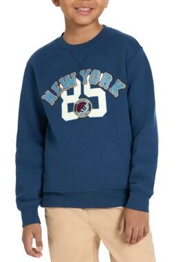 Scotch & Soda Blue 'New York 85' Crewneck Sweatshirt
